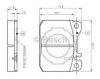 BOSCH 0 986 TB2 051 Brake Pad Set, disc brake